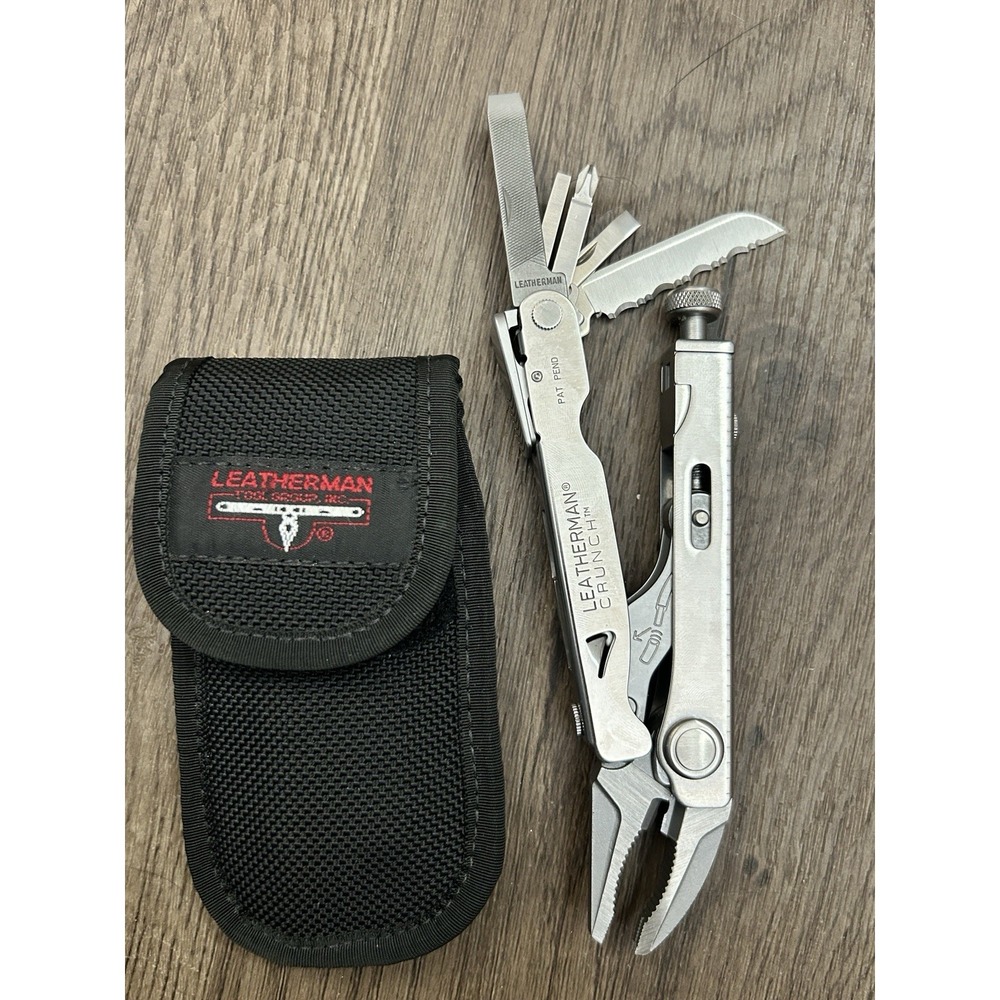 🔥🔥🔥 Leatherman Crunch Retired MultiTool Collectable Rare Pat Pend